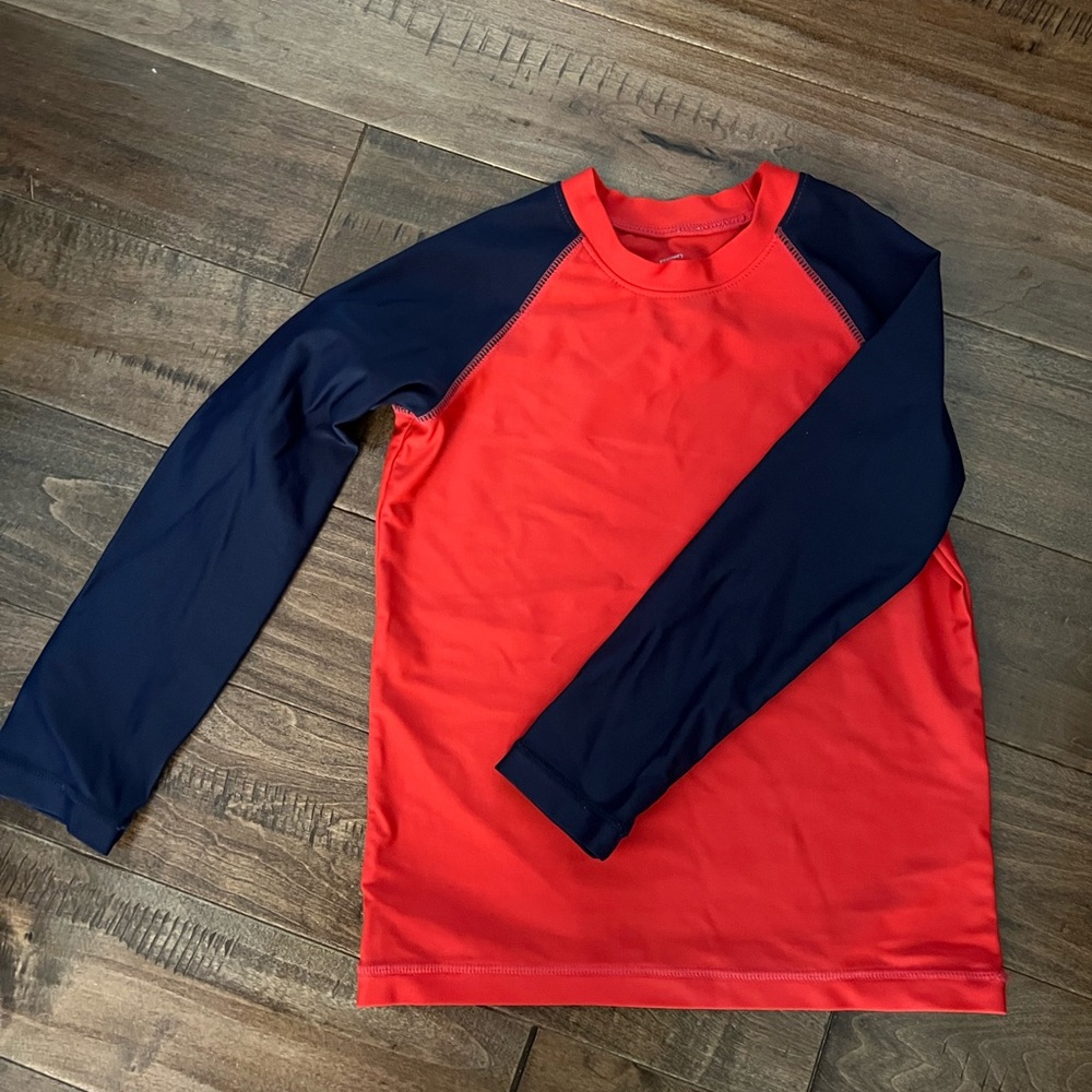 Kids Long Sleeve Primary Rashguard Patriotic